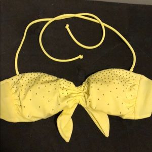 Victoria Secret Bandeau Swim Top with studs